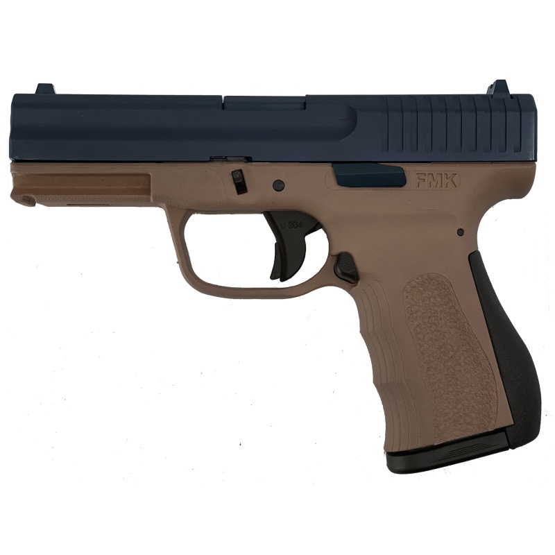 Fmk Firearms, 9C1g2, Striker Fired, Semi-Automatic, Polymer Frame Pistol, 9Mm, 3.87" Barrel, Matte Finish, Black/Bronze Frame, 10 Rounds, 1 Magazine