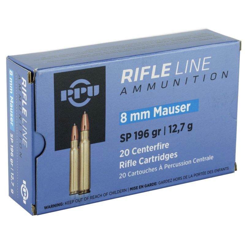 Prvi Partizan, Rifle, 8Mm Mauser, 196 Grain, Soft Point, 20 Round Box