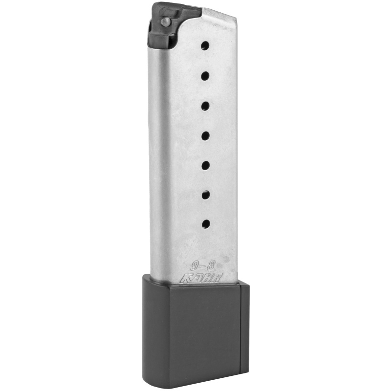 Kahr Arms, Magazine, 9Mm, 10 Rounds, Fits K/Kp/S/Cw Models With Grip Extension, Stainless