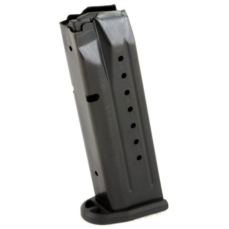 Promag, Magazine, 9Mm, 17 Rounds, Fits S&W M&P-9, Steel, Blued Finish