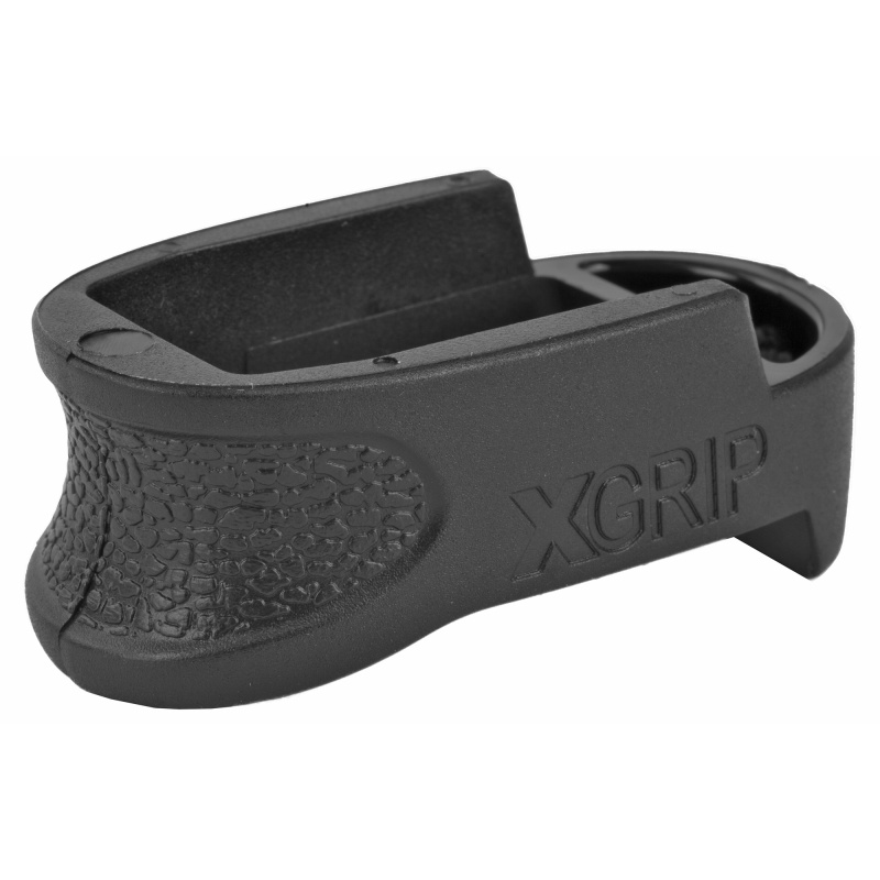 X-Grip, Magazine Spacer, Fits S&W M&P Compact 9Mm 2.0, 9Mm/40S&W, Adds 3 Rounds, Black