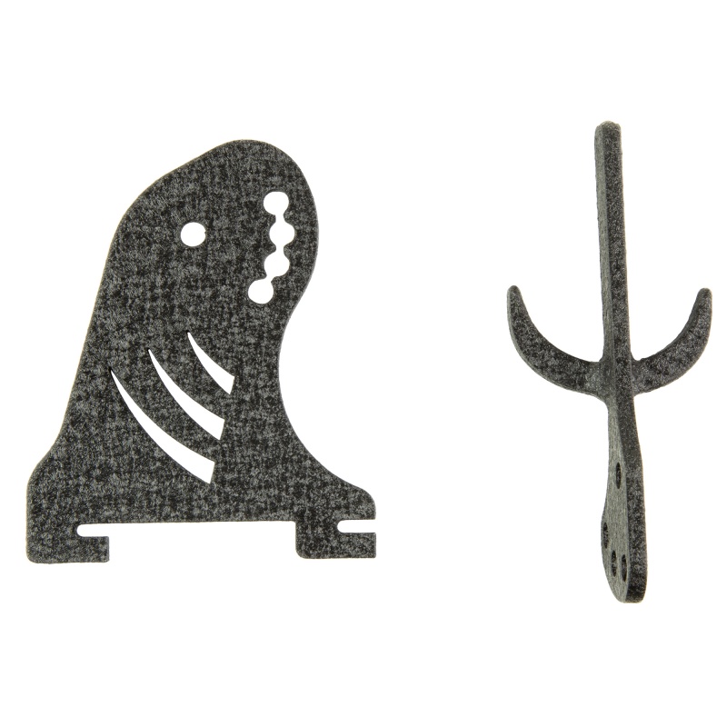Skull Hooker, Arm And Prong For Trophy Tree, Black, Trophy Tree Not Included