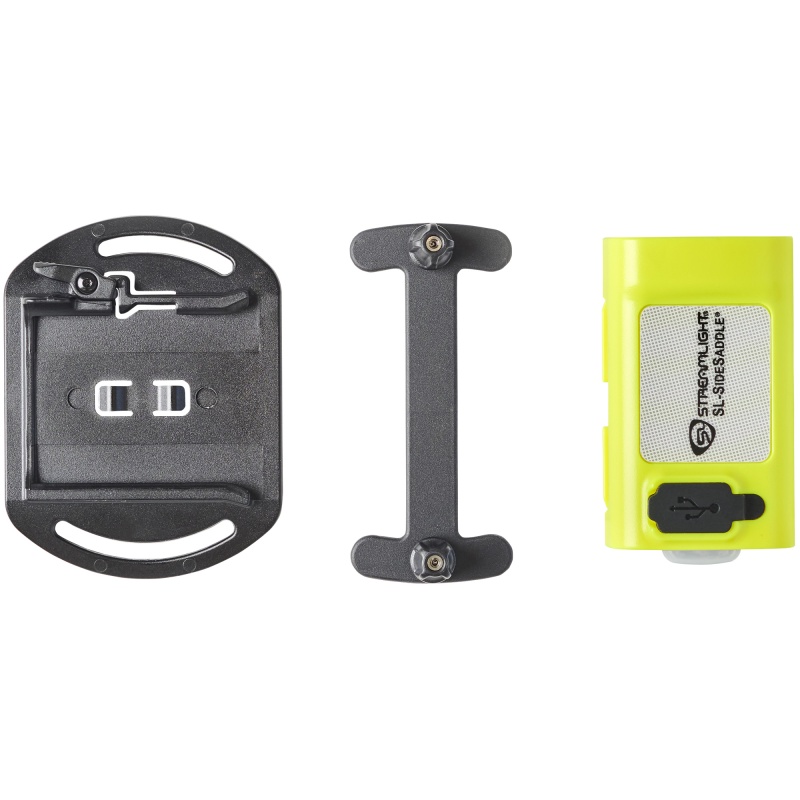 Streamlight, Sl- Sidesaddle Usb, Rechargeable Hat/Helmet Light, 400 Lumens, 4,250 Candela, Yellow, Includes Hat Mount And Usb-C Charging Cable