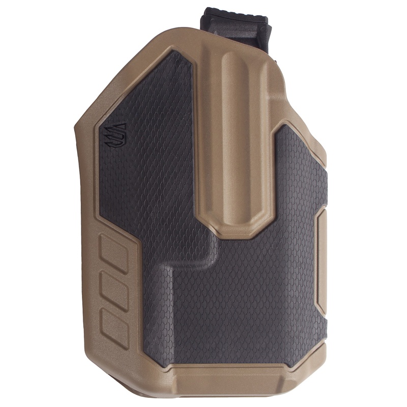Blackhawk, Omnivore Streamlight Tlr Multi-Fit Holster, Streamlight Tlr, Belt Holster, Left Hand, Black/Tan, Fits More Than 150 Styles Of Semi-Automatic Handguns With Accessory Rail, Hard, Thumb Activated Retention Mechanism