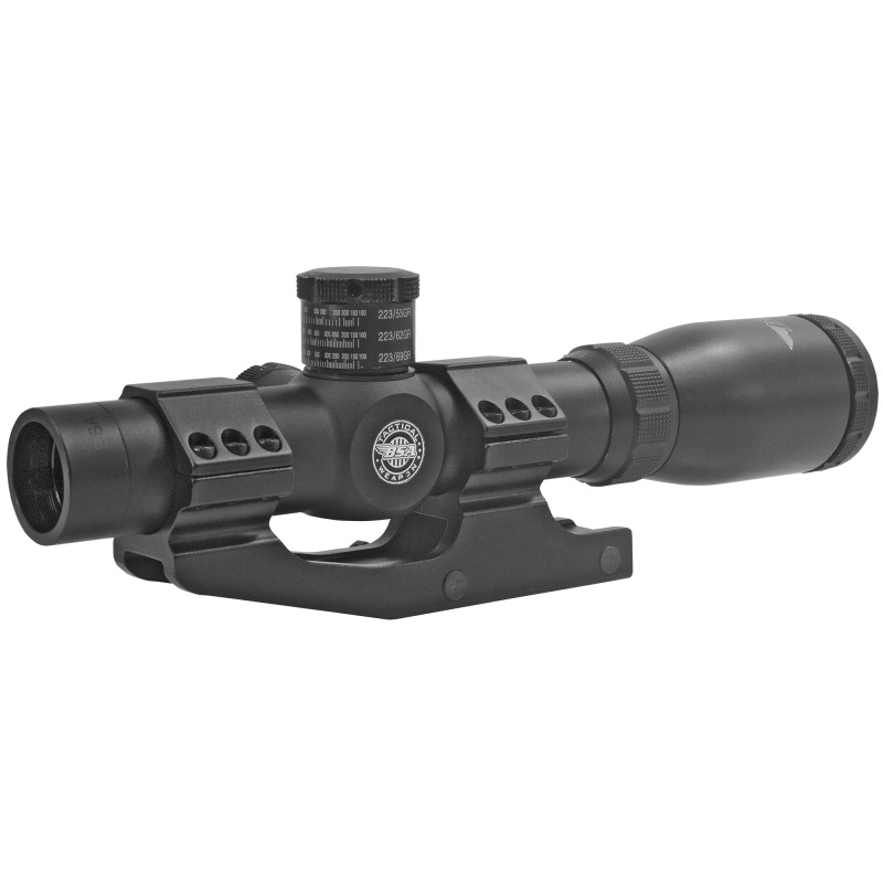 Bsa Optics, Tactical Weapon, Rifle Scope, 1-4X24, 30Mm Maintube, Mil Dot Reticle, 1/2 Moa Adjustments, Black Color, Mount, 223 Remington And 308