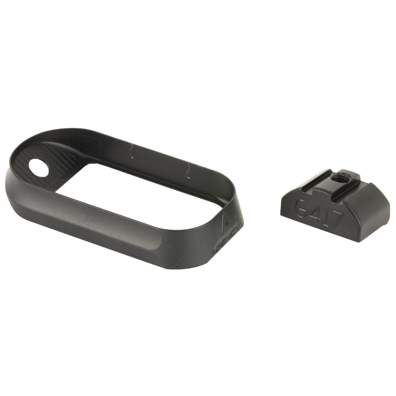 Agency Arms, Magwell, No Back Strap, Fits Glock 17 Gen4, Black Finish