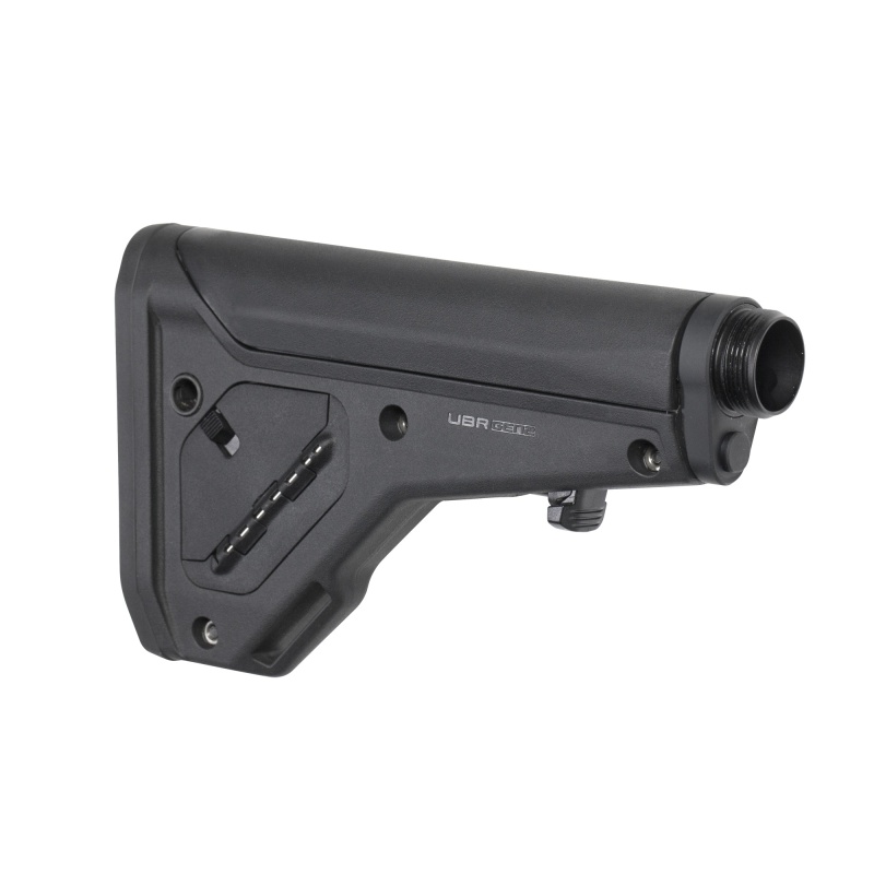 Magpul Industries, Ubr Gen 2, Utility/Battle Rifle Adjustable Carbine Stock, Buffer Tube Included, Fits Ar15/M4/Ar10/Sr25, Black