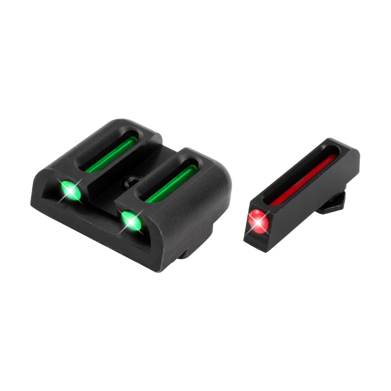 Truglo, Brite-Site Fiber Optic Sight, Fits High Glock 45/10Mm