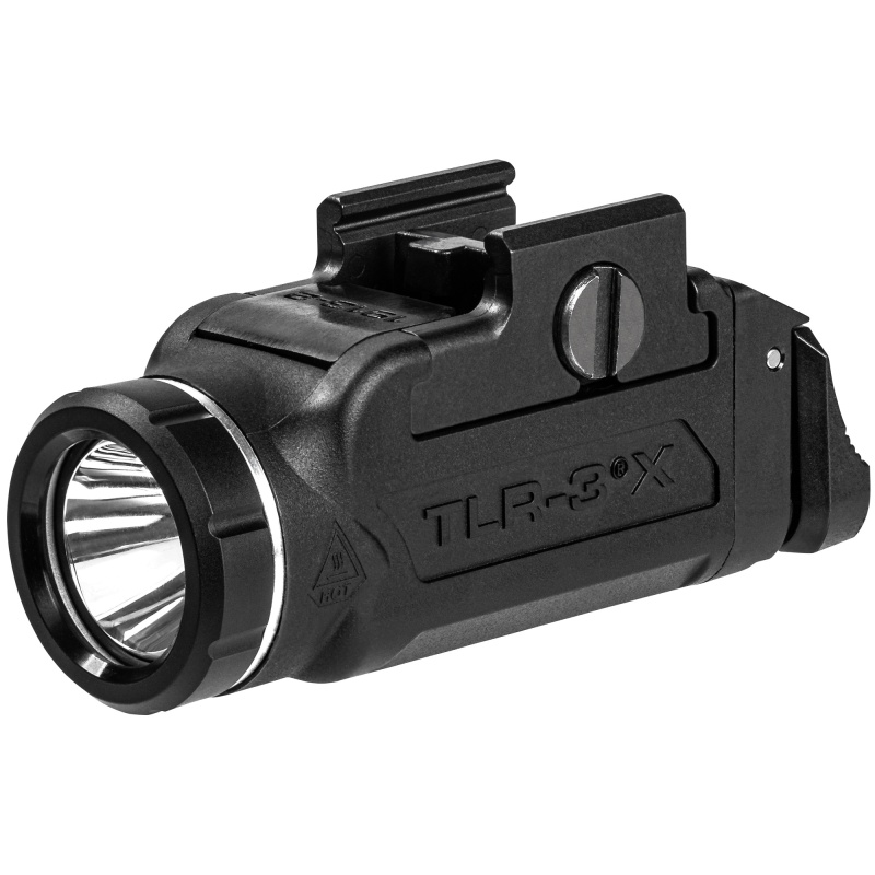 Streamlight, Tlr-3X, Compact Multi-Fuel Weapon Light, Fits 1913 Slim Rail, Matte Finish, Black, 500 Lumens And 6,500 Candela, Includes Mounting Kit With Key, Paddles, Multi-Tool And (1)-Sl-B9 Rechargeable Battery Pack