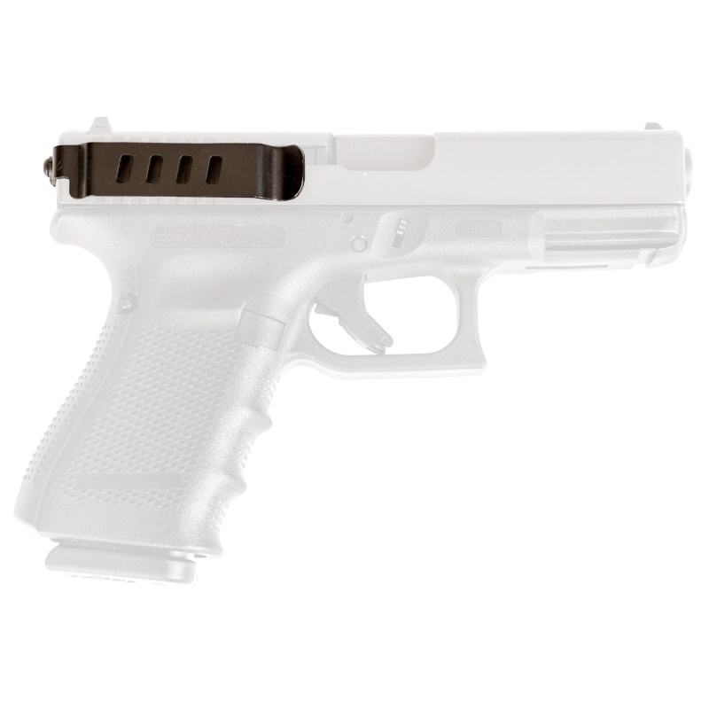 Techna Clip, Belt Clip, Fits Glock 17/19/22/23/26/27/31/32/33, Ambidextrous, Black Finish