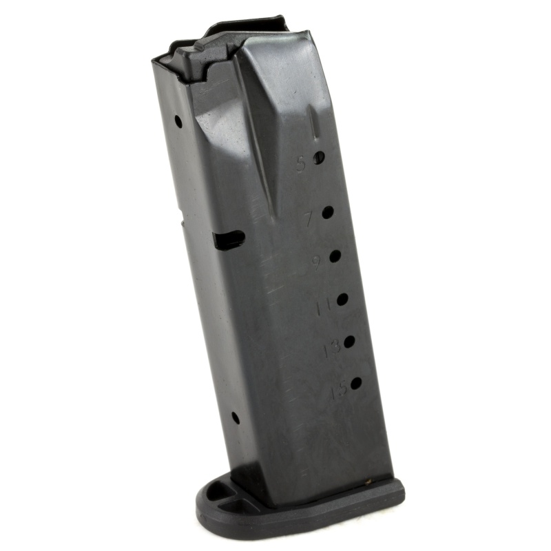 Promag, Magazine, 40 S&W, 15 Rounds, Fits S&W M&P-40, Steel, Blued Finish
