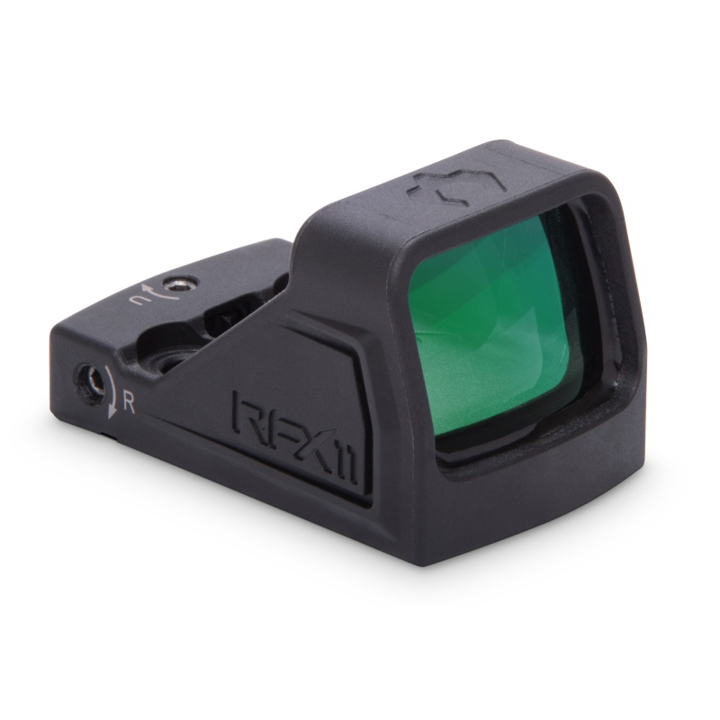 Viridian Weapon Technologies, Rfx, Red Dot, 3 Moa Green Dot, 1X16 Objective, Black, Shield Mounting Pattern