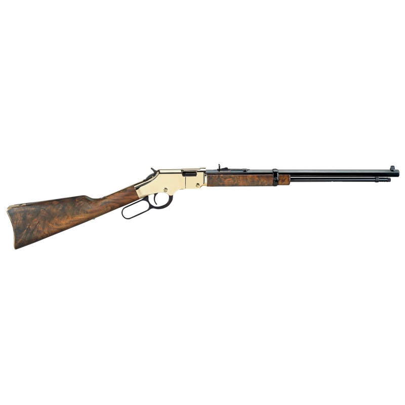 Henry Repeating Arms, Golden Boy, Lever Action, 17 Hmr, 20" Barrel, Brass Receiver, Walnut Stock, Adjustable Sights