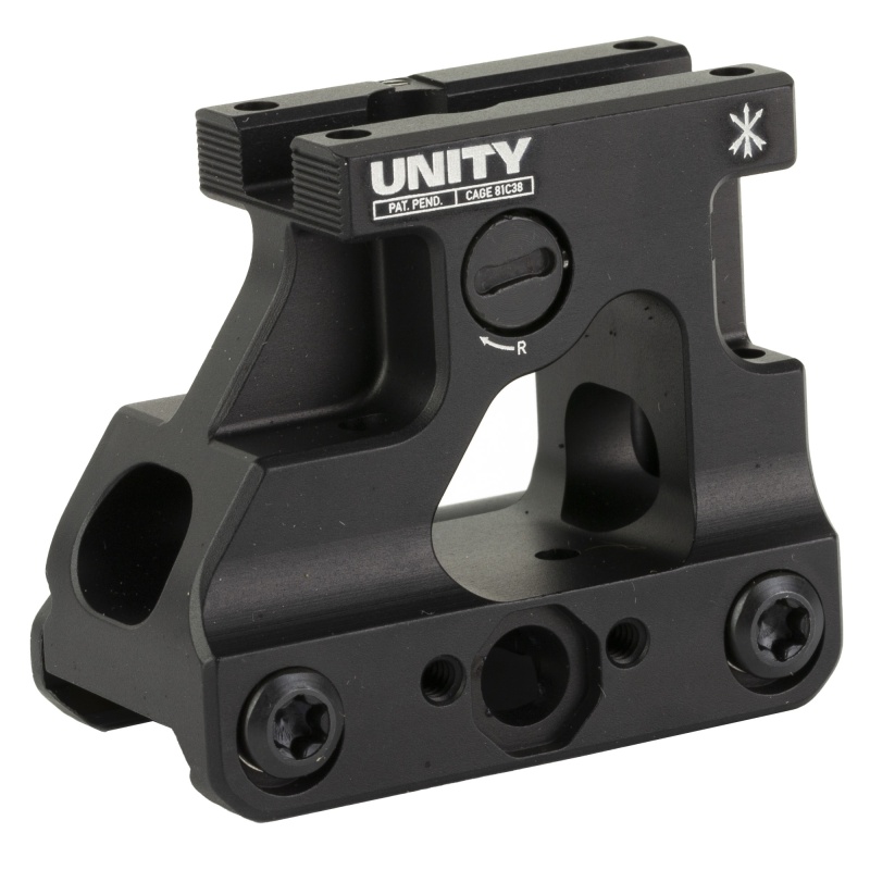 Unity Tactical, Fast Micro, Red Dot Mount, 2.26" Optical Height, Compatible With Mro/Mro-Hd Footprint, Anodized Finish, Black