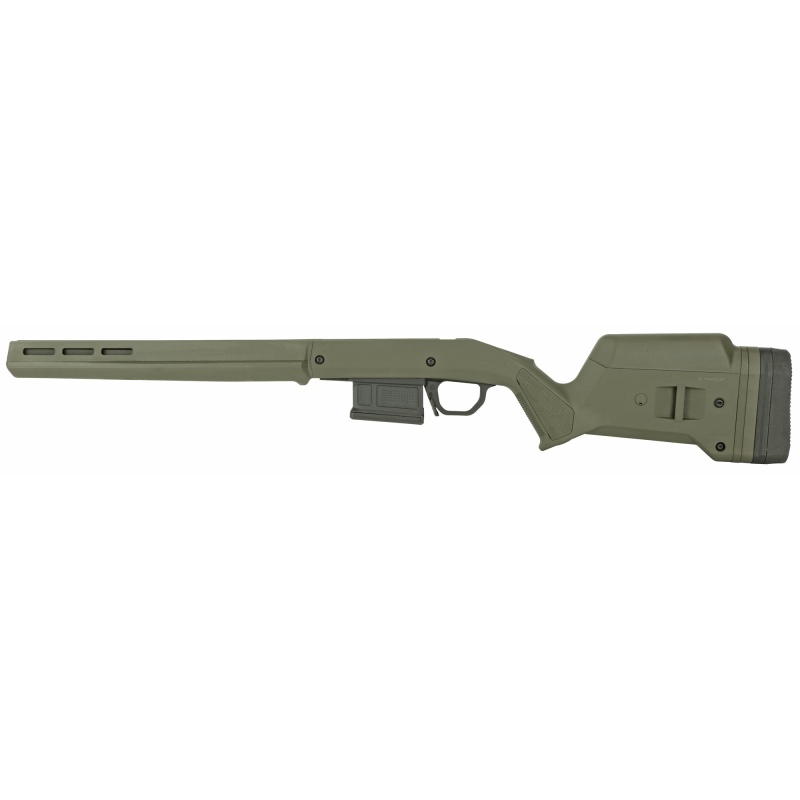 Magpul Industries, Hunter American Stock, Fits Ruger American Short Action, Includes Magpul's Bolt Action Magazine Well, Olive Drab Green