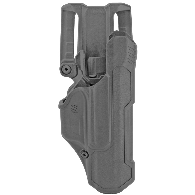 Blackhawk, T-Series, L2d, Duty Holster, Right Hand, Black, Fits Glock 17/19/22/23/31/32/45/47 (Excluding Gen 5 40Sw Models), Includes Jacket Slot Belt Loop, Polymer