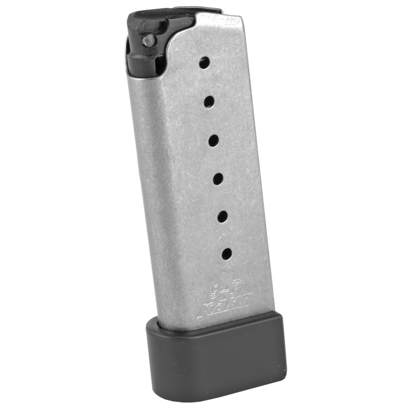 Kahr Arms, Magazine, 9Mm, 7 Rounds Fits Mk9, With Grip Extension, Stainless