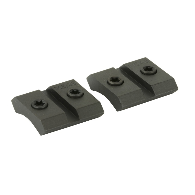Warne, Maxima 2 Piece Base, Fits Browning Bar, Matte Finish