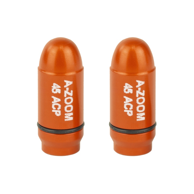 A-Zoom, Strikercaps, Snap Caps, Orange, 45 Acp, 2/Pk