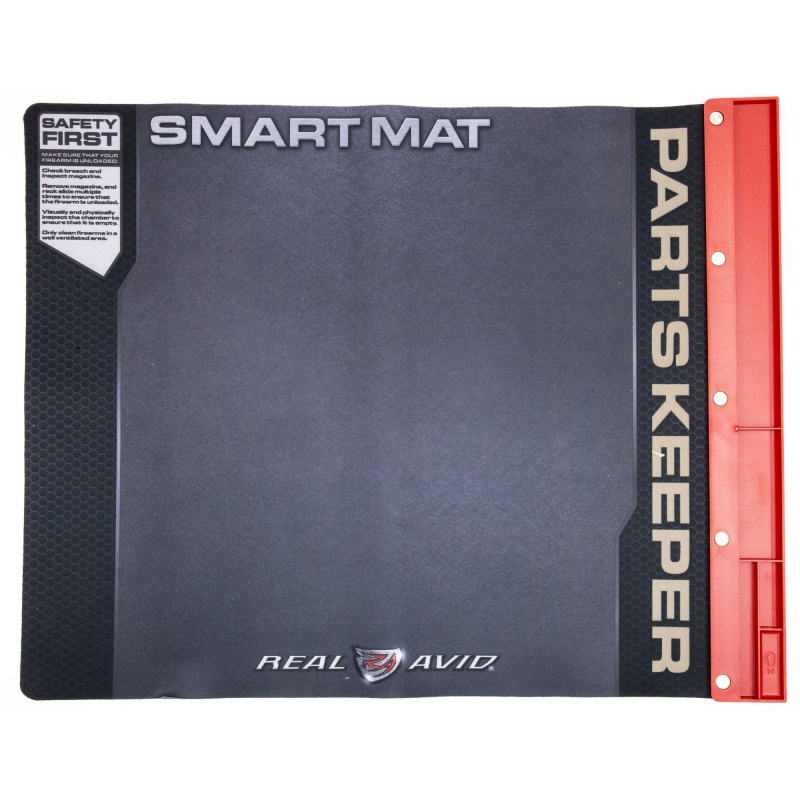 Real Avid, Mat, Smart Handgun Cleaning Mat, Parts Keeper Tray, Magnetic Compartment, Oil/Solvent Resistant Coating, 19" X 16"