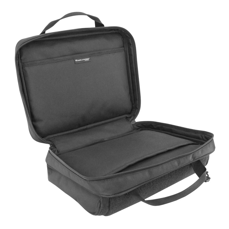 Evolution Outdoor, Tactical 1680 Series, Xl Tactical Double Pistol Case, Fits 2 Full Size Pistols, Polyester, Black