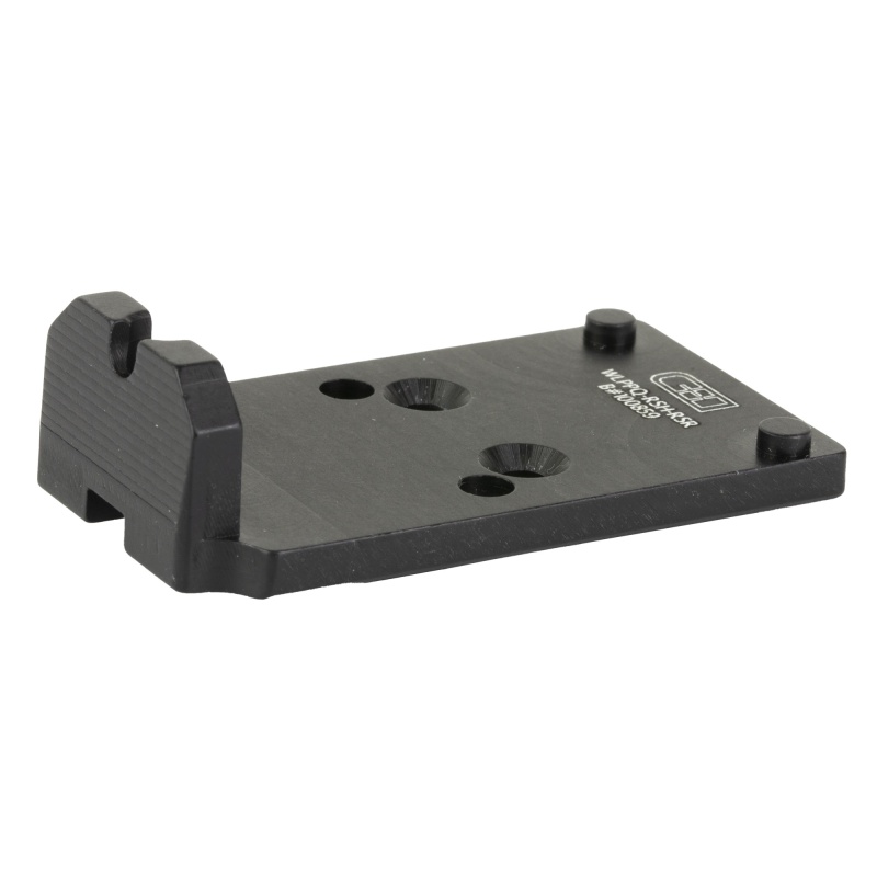 C&H Precision, V4, Optic Mounting Plate, For Walther Ppq (Q4/Q5) To The Trijicon Rmr/Sro, Holosun 407C/507C/508C/508T/507Comp, Anodized Finish, Black, Includes Mounting Hardware