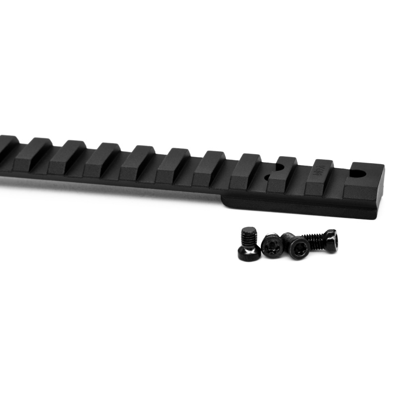 Warne, Vapor, 1 Piece Base, Fits Premier Long Action, Hs Precision Remington 700 Style Long Action, Remington 700 Police Long Action, Matte Finish, Black