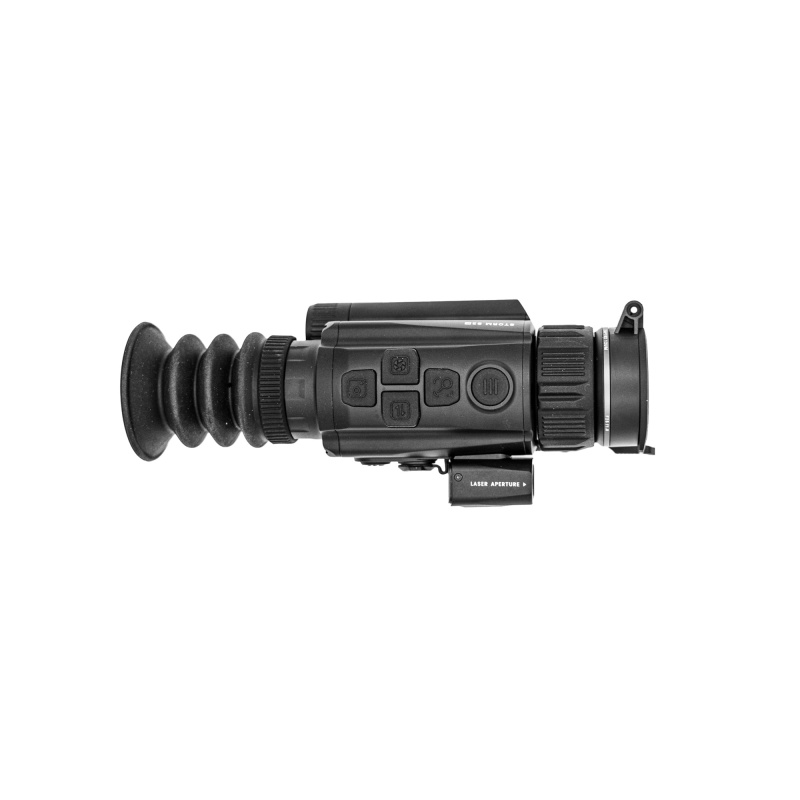 Rix Tactical, Storm S2r, Thermal Imaging Riflescope With Laser Rangefinder, 25Mm Objective, 3.5X Magnification, Black