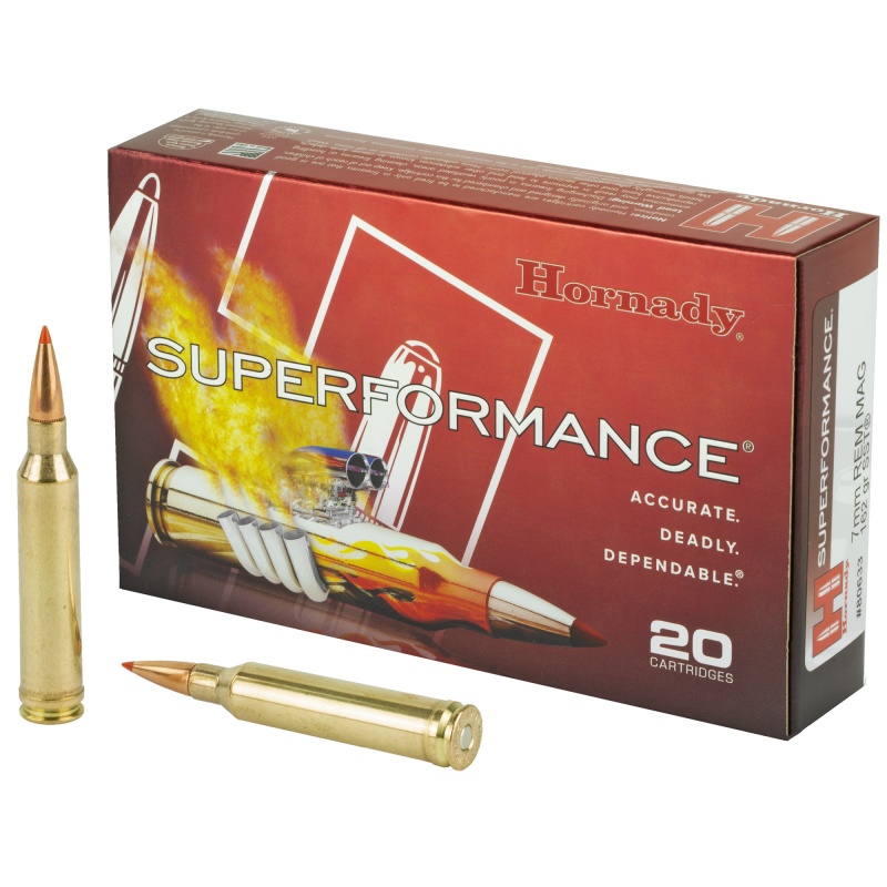 Hornady Superformance 7mm Remington Magnum 162 Grain SST
