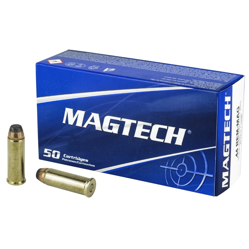Magtech, Sport Shooting, 44Mag, 240 Grain, Jacketed Soft Point, 50 Round Box