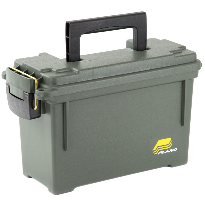 Plano, Element-Proof Field/Ammo Box, Ammo Can, Impact-Resistant Polypropylene Plastic Construction, 6 Pack, Olive Drab Green, 17"X10.375"X13", 1.0 Lbs