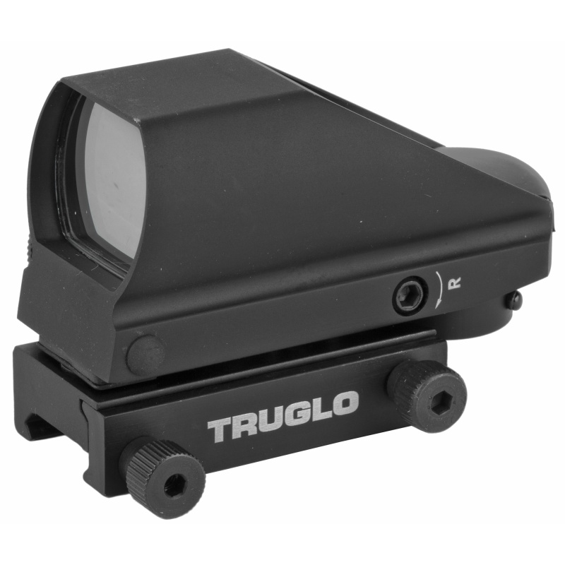 Truglo, Tru-Brite Red Dot, Fits Picatinny, Black Finish, 8 Reticle Choices, Dual Color Reticle Illumination, Innovative Compact Design