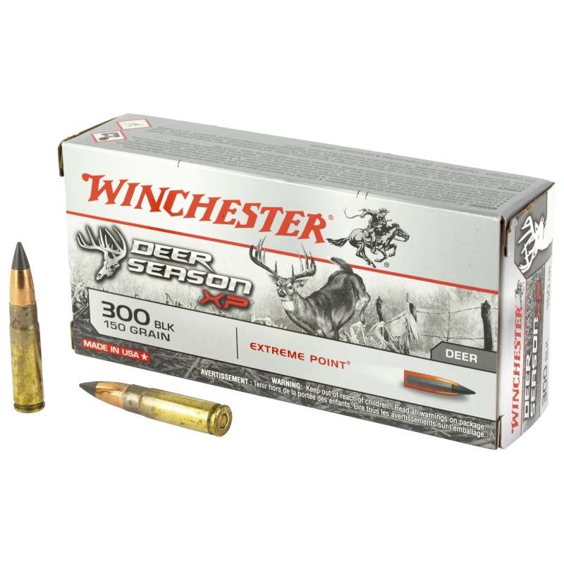 Winchester Deer Season XP 300 Blackout 150 Grain Ballistic Tip Ammunition