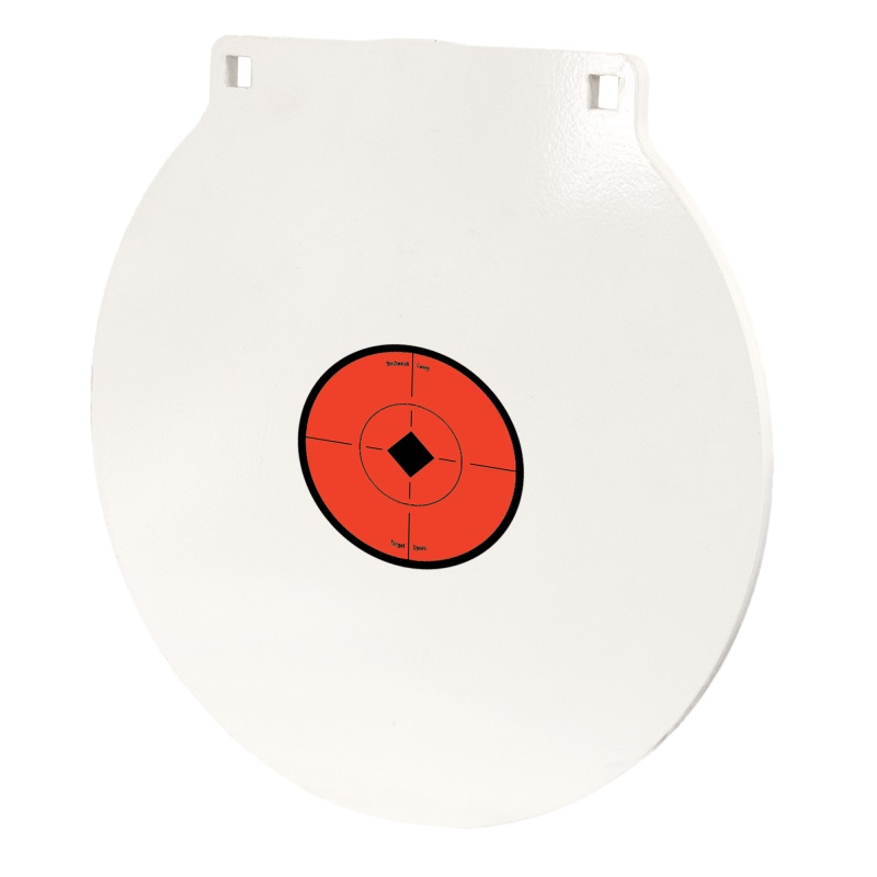 Birchwood Casey, 1/2" Steel Target, 15", Round, White