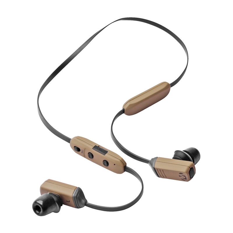 Walker's Electronic Ear Plug, Flat Dark Earth, 1 Pair