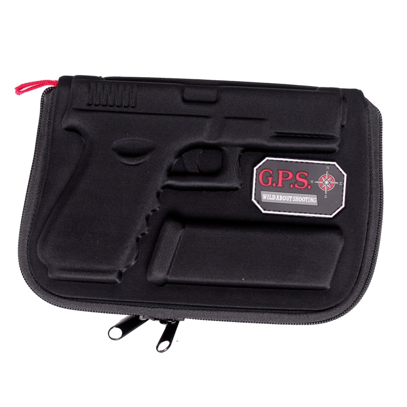 Gps, Molded, Pistol Case, Black, Soft, Fits Glock