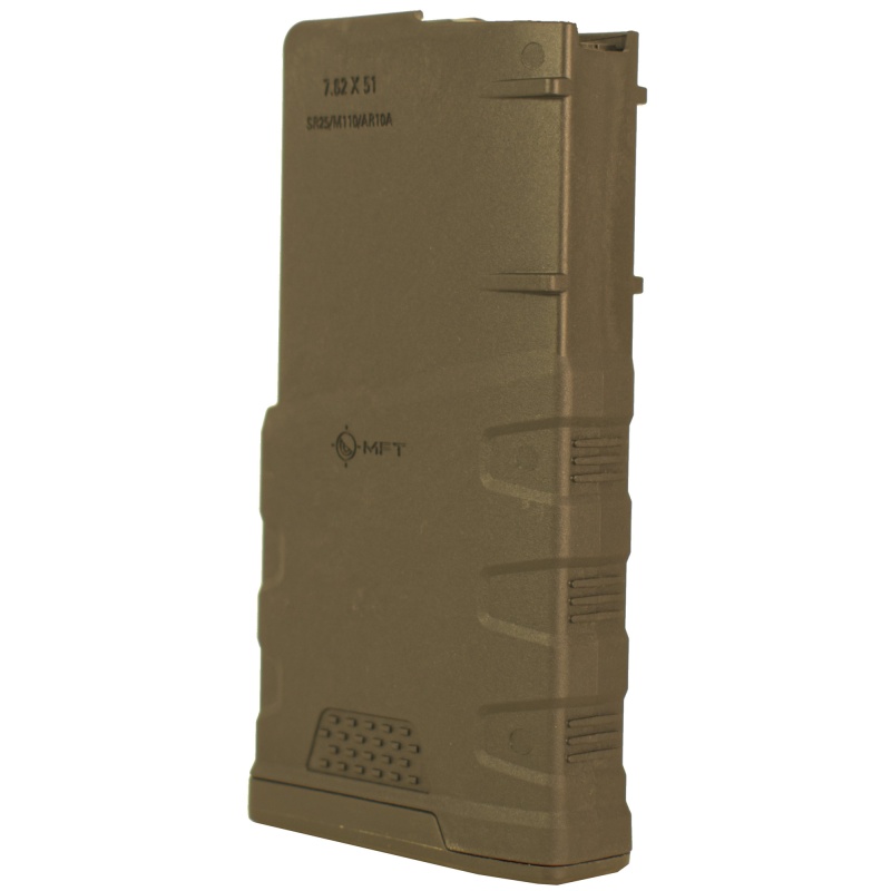 Mission First Tactical, Magazine, 308 Winchester/7.62 Nato, Fits Ar-10, 20 Rounds, Flat Dark Earth