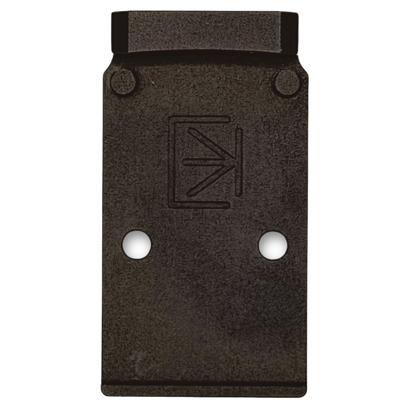 Calculated Kinetics, Dogtag Optic Plate, For Trijicon Rmr Footprint, Fits Glock Gen 6, Anodized Finish, Black