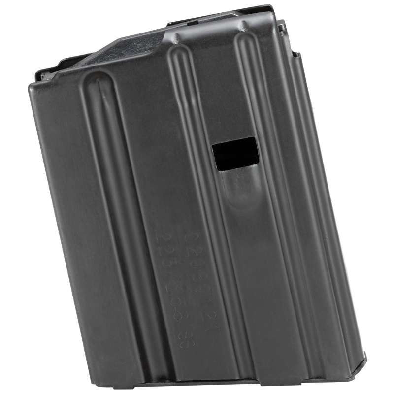 Duramag, Magazine, 223 Remington/5.56 Nato, 10 Rounds, Fits Ar Rifles, Stainless Steel, Orange Anti-Tilt Agf Follower, Black