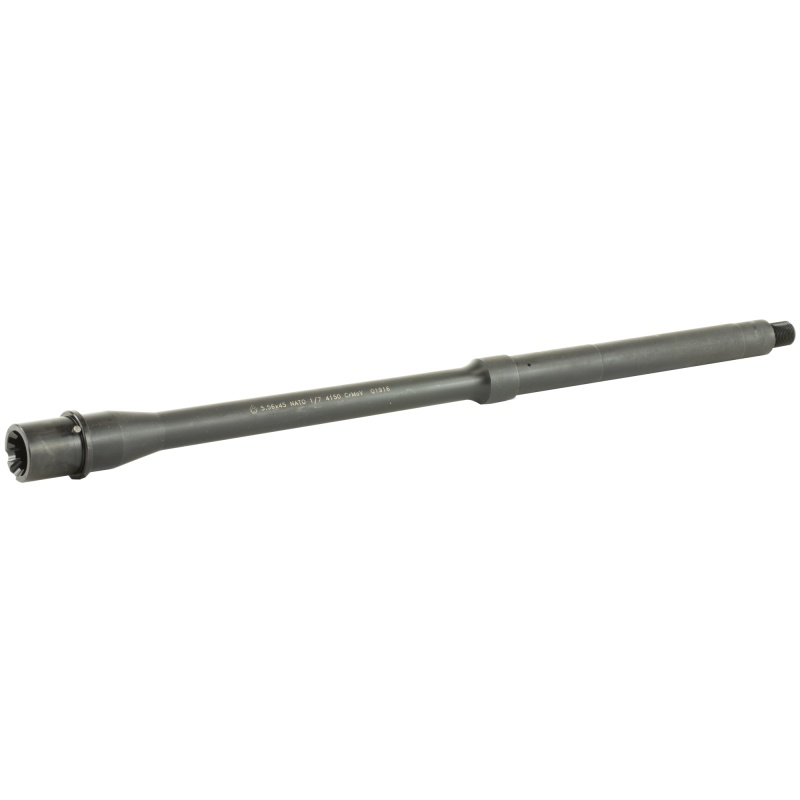 Ballistic Advantage, Modern Series Barrel, Government Profile, 5.56 Nato, 16" Barrel, 1/2X28 Thread Pitch, Fits Ar15, Qpq Corrosion Resistant Finish, Black, 1:7" Barrel Twist, Mid-Length Gas System