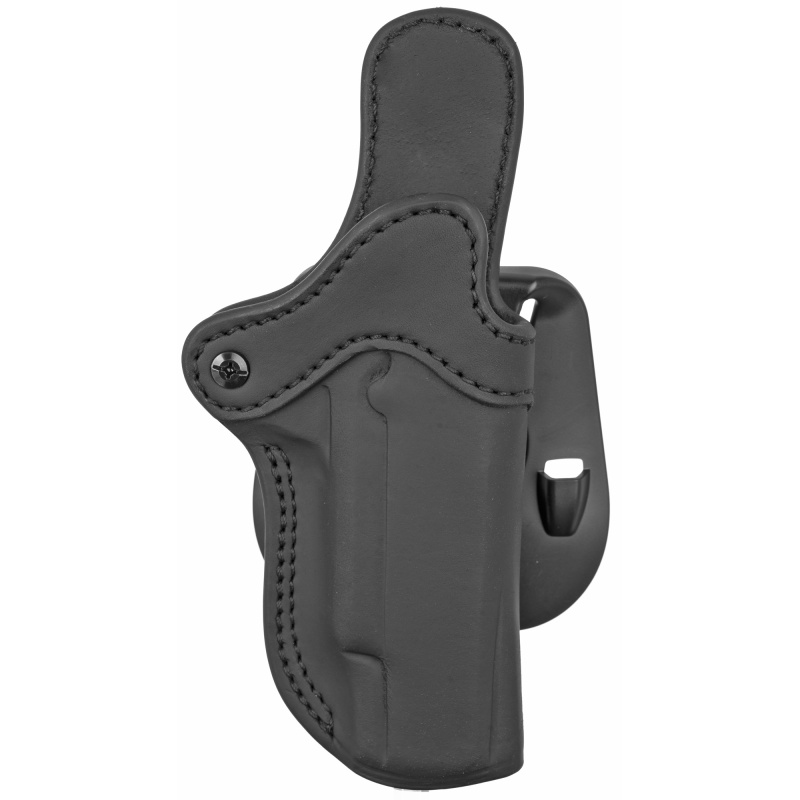1791 Gunleather, Or, Optics Ready Belt Holster, Size 1, Right Hand, Leather, Stealth Black