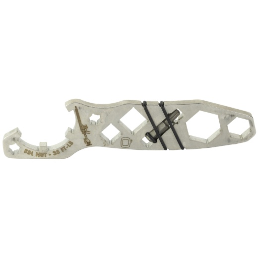 Q, Fix Multi Tool, Fits Q Fix Rail, Brushed Stainless Steel Finish, Silver