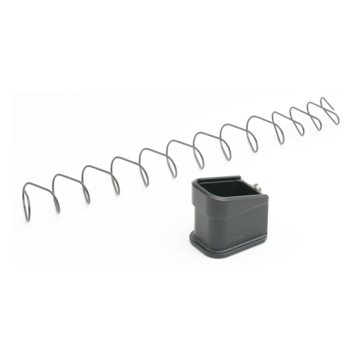 Agency Arms, +5 Magazine Extension, Fits Sig Sauer P320 Magazines, Anodized Finish, Black, Aluminum Construction