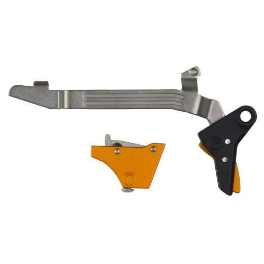 Timney Triggers, Alpha Competition Trigger, Anodized Finish, Orange, Fits Large Frame Gen 3 & Gen 4 -20, 21, 29, 30, 40 And 41