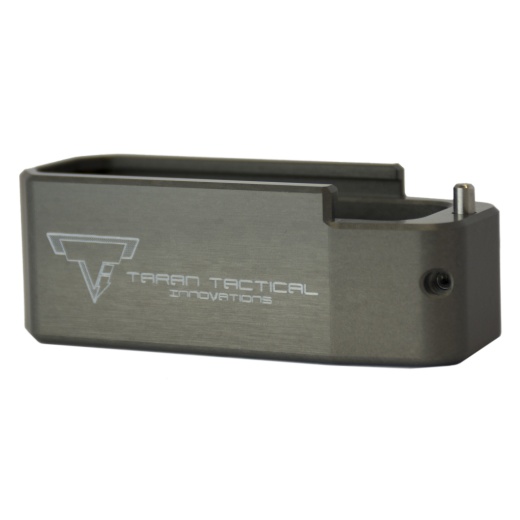 Taran Tactical Innovation, Pmag Base Pad For Ar15, +5, Titanium Gray