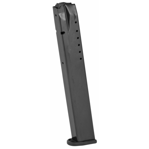 Promag Industries, Magazine, 40 S&W, 25 Rounds, Fits Smith & Wesson Sd40, Steel, Blued Finish