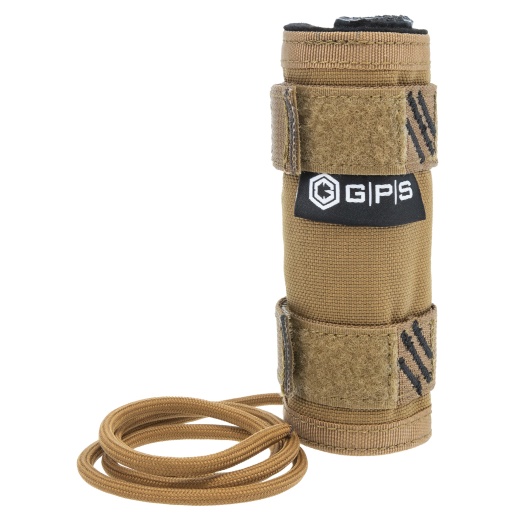 Gps, Suppressor Cover, 22Lr, 5", Tan, Nylon Construction