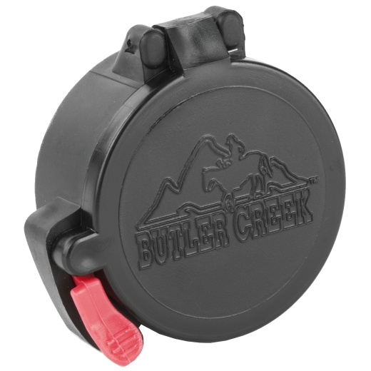 Butler Creek, Flip-Open Scope Cover, Fits 1.700" Eye, Size 18, Black
