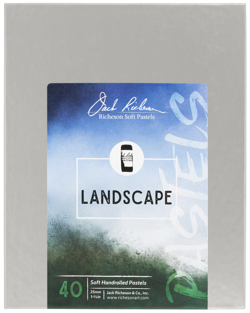 Richeson Soft Handrolled Pastels Set Of 40 - Color: Landscape