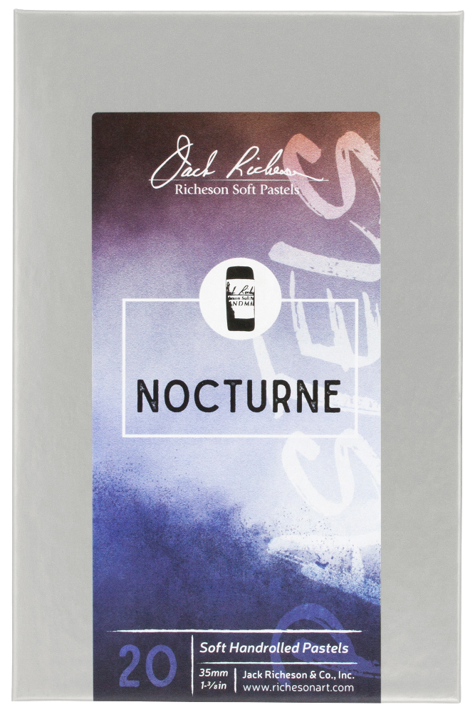 Richeson Soft Handrolled Pastels Set Of 20 - Color: Nocturne